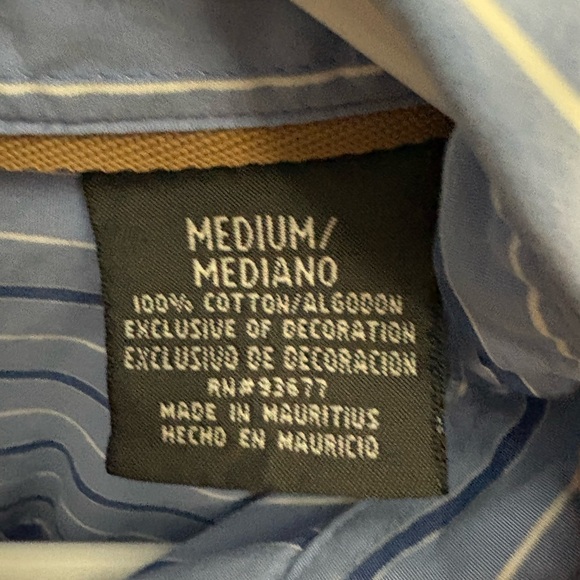 St. John’s Bay Dress Shirt (Lightly worn) (Men’s Size: Medium) - Picture 3 of 3